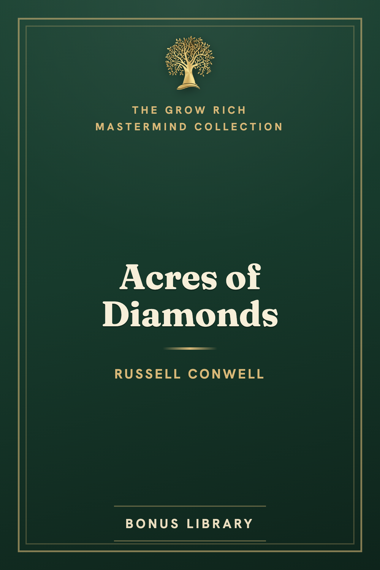 Acres of Diamonds, Russell Conwell